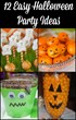 12 Easy Halloween Party Ideas