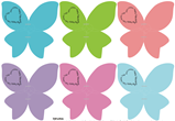 Butterfly & Flower Valentines