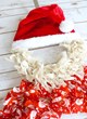 DIY Santa Rag Tie Wreath