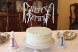 Twins Pink and Blue Polka Dot 1st Birthday Party