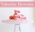 Strawberry Brownies for Valentine's Day